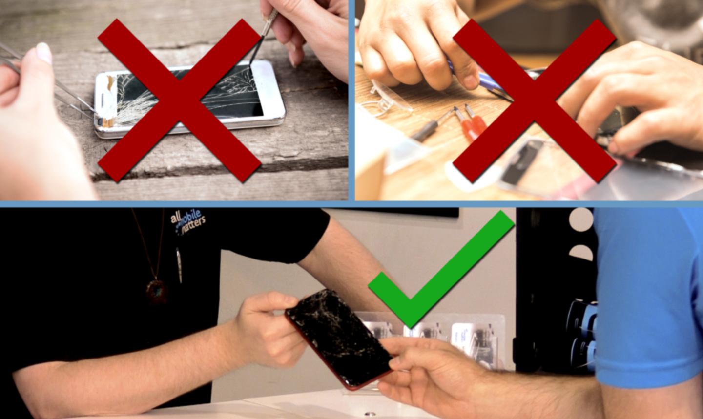 repair professional vs diy iphone android smartphone repair